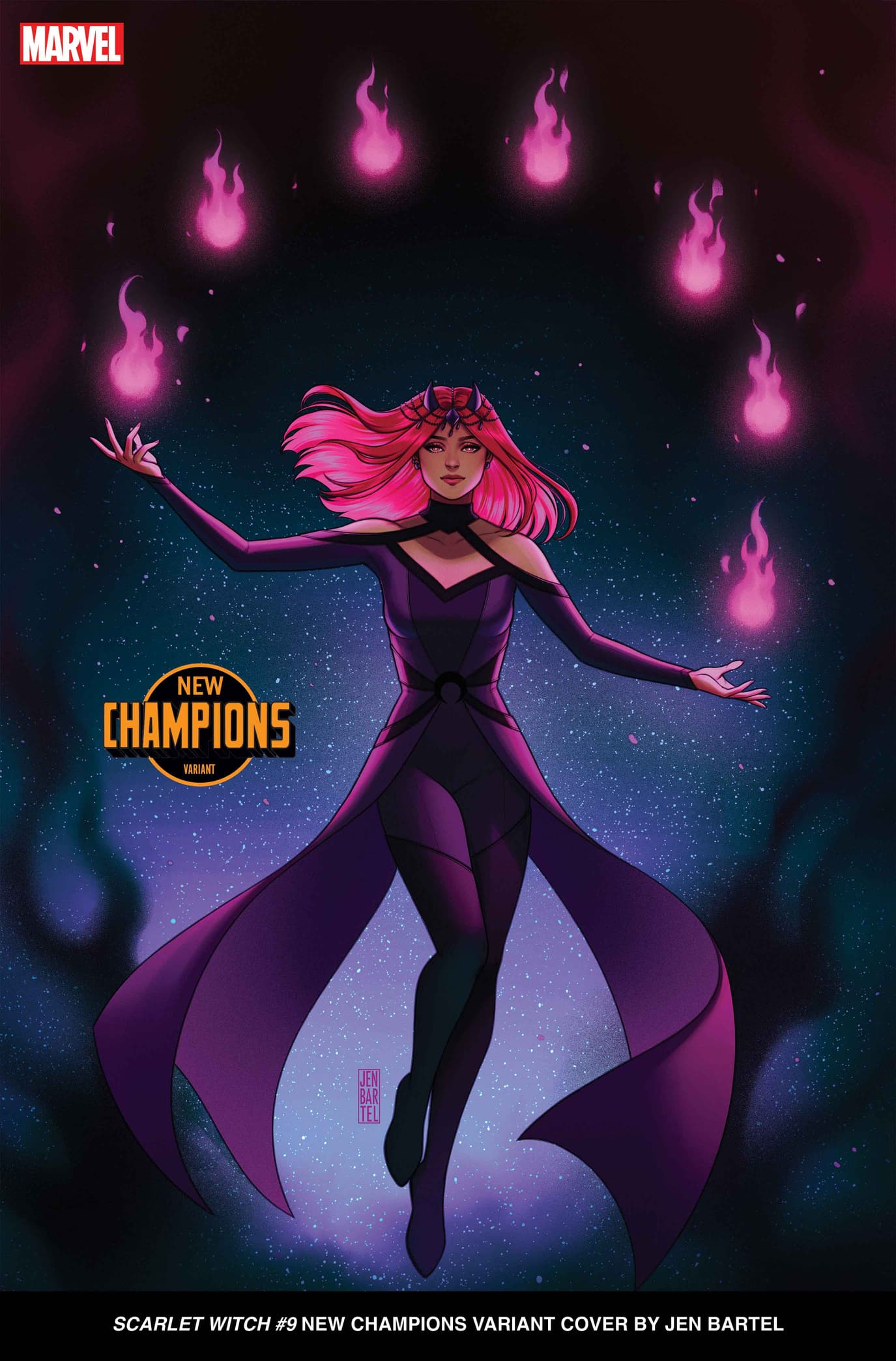 Scarlet Witch #9 New Champions Variant Cover By Jen Bartel