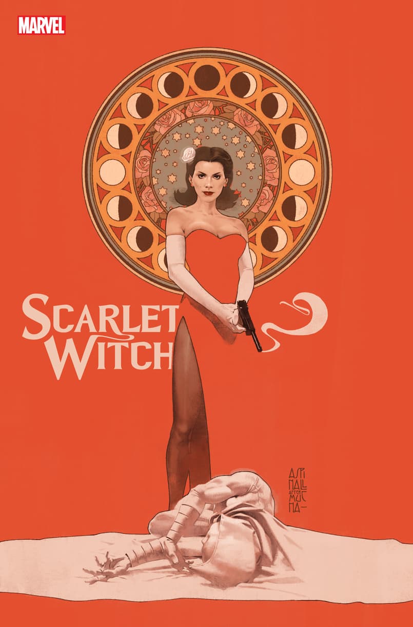 SCARLET WITCH #10 Knight’s End Variant Cover by Marc Aspinall 