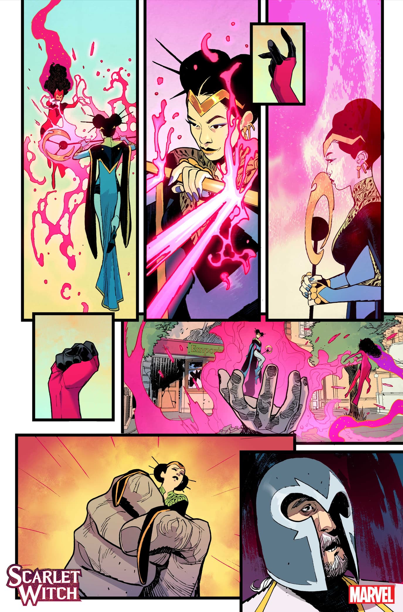 SCARLET WITCH #10 interior artwork by Sara Pichelli