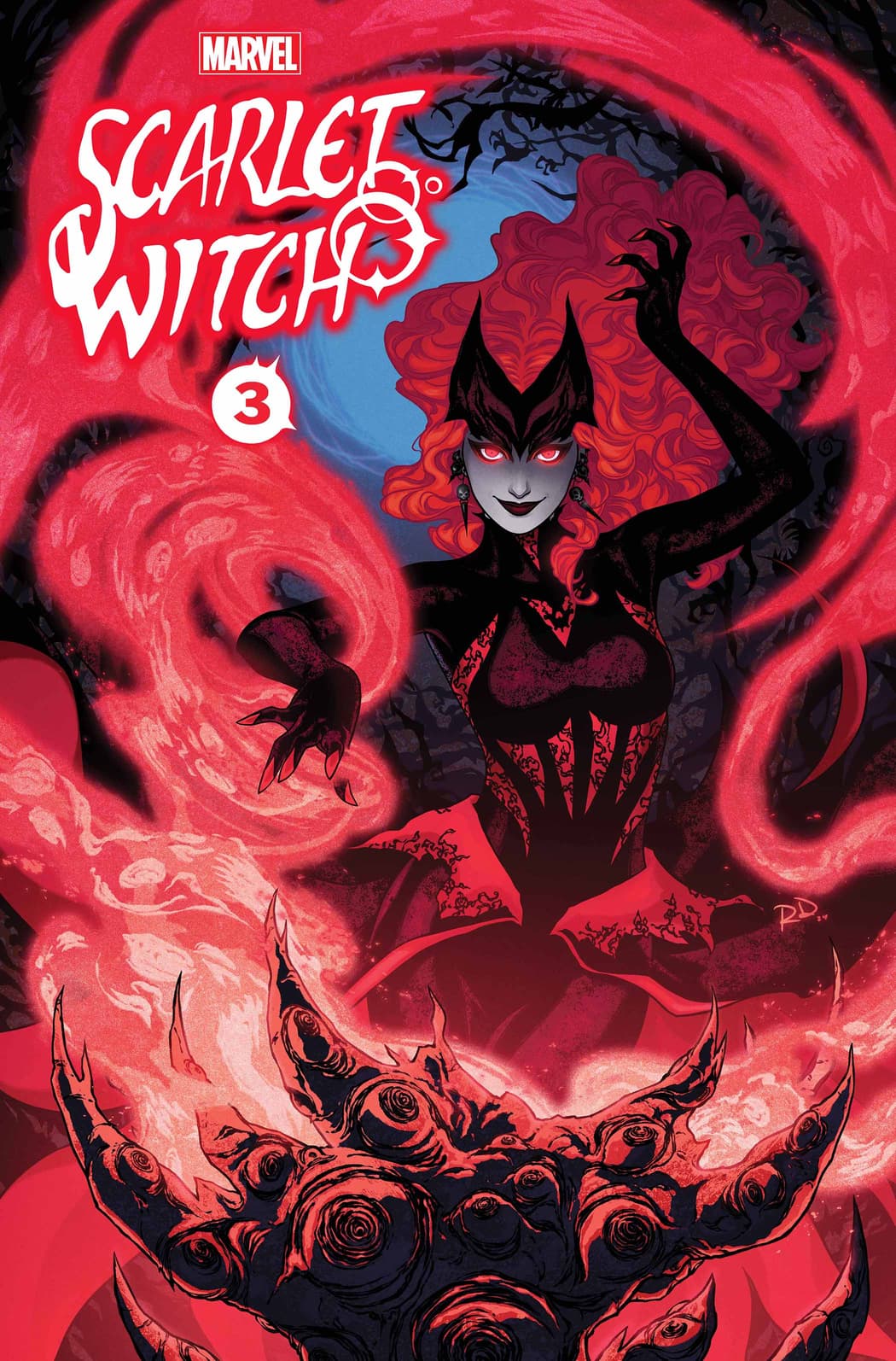 SCARLET WITCH #3 cover by Russell Dauterman