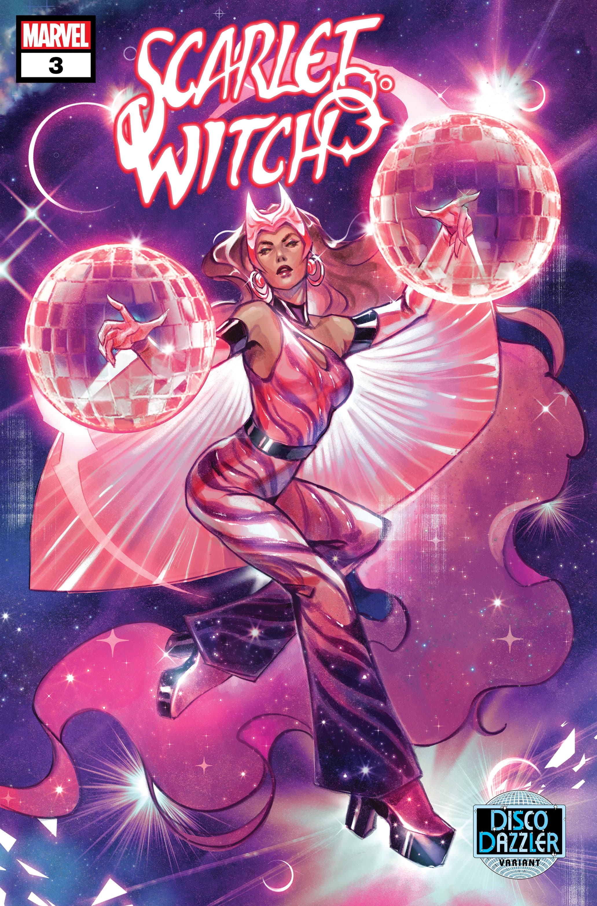 SCARLET WITCH #3 Disco Dazzler Variant Cover by Jessica Fong
