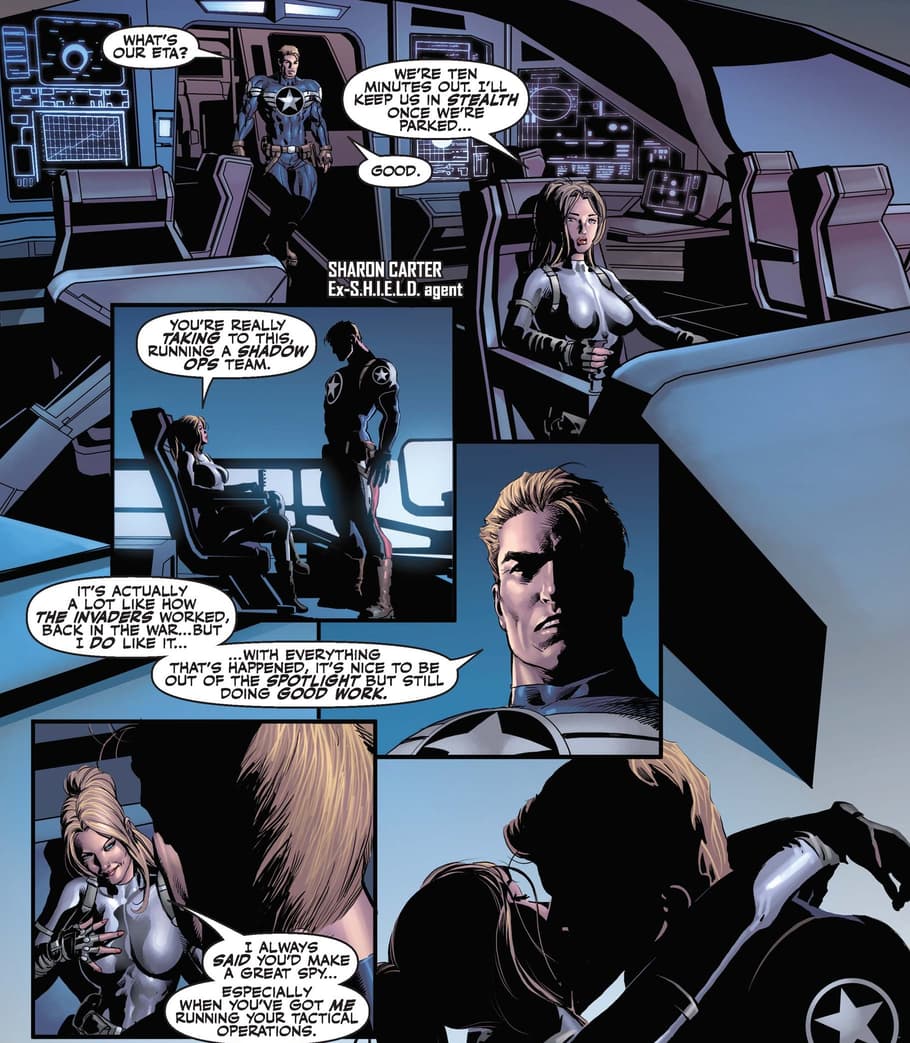 Sharon on dispatch in SECRET AVENGERS (2010) #1.