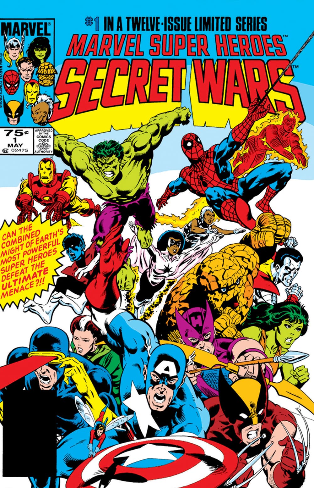 SECRET WARS (1984) #1, cover by Mike Zeck