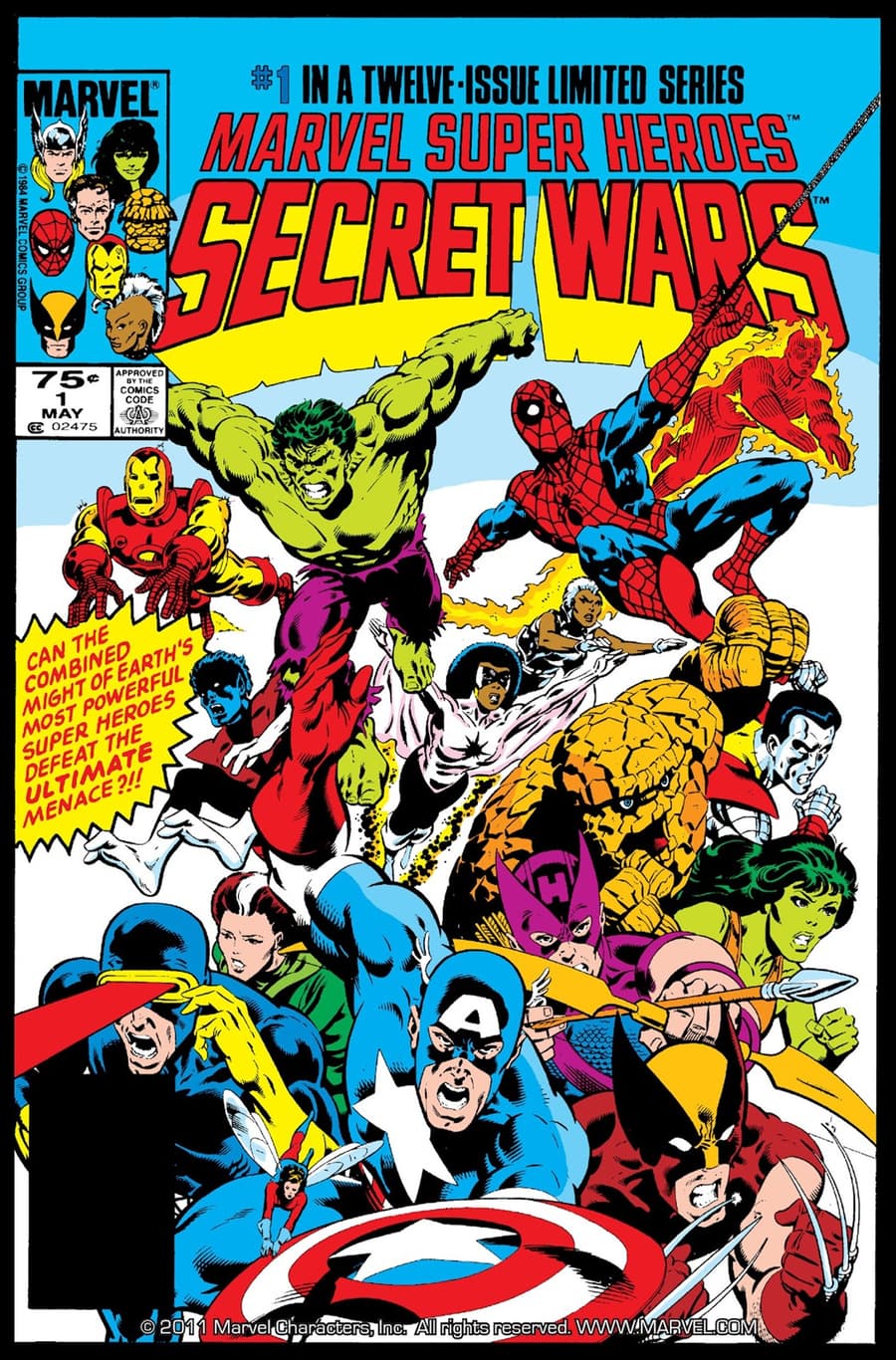 SECRET WARS (1984) #1 cover by Michael Zeck