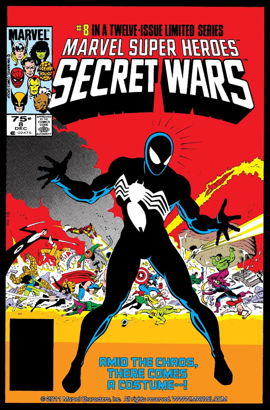 SECRET WARS (1984) #8 cover by Michael Zeck