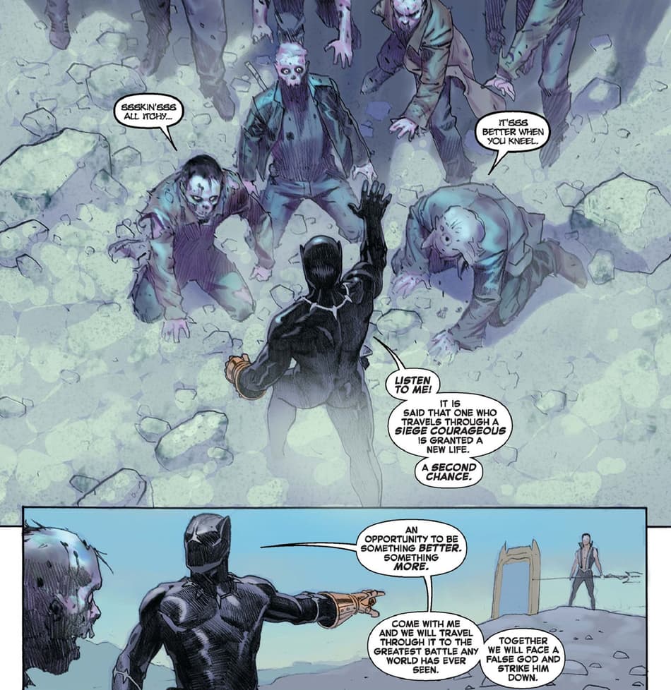 Black Panther assembles an undead army.