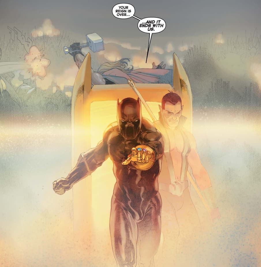 SECRET WARS (2015) #8 interior art by Esad Ribic