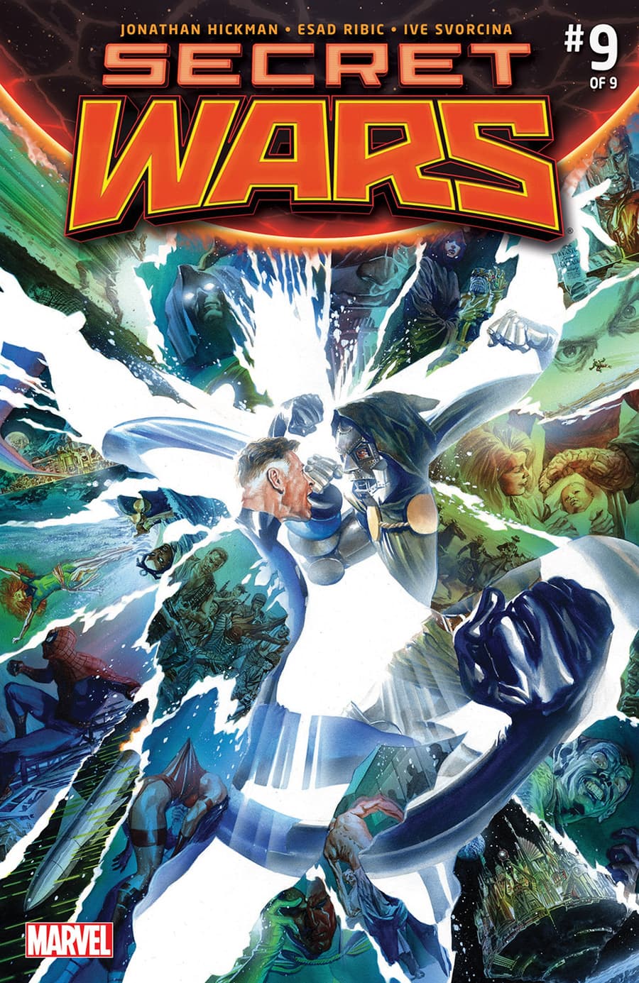 SECRET WARS (2015) #9 cover by Alex Ross