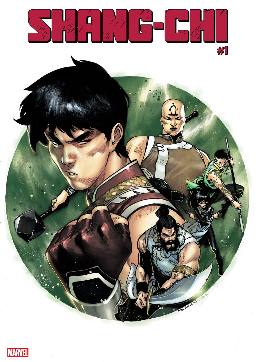 Shang-Chi #1 variant cover by Dike Ruan