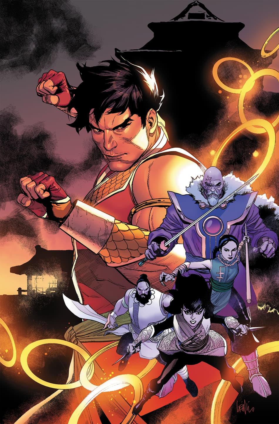 Cover to SHANG-CHI (2021) #9.