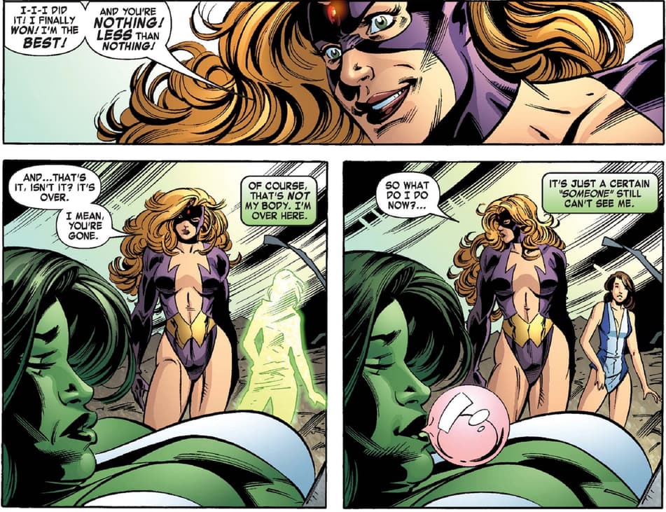 Titania feels dejected after “winning” in SHE-HULK (2004) #12.