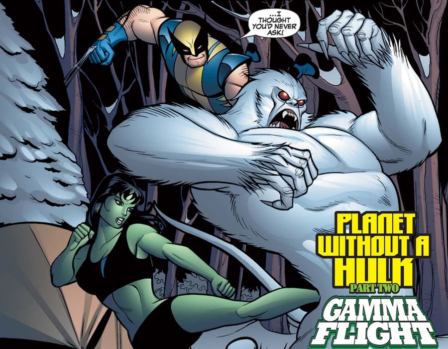 SHE-HULK (2005) #16 art by Rick Burchett, Cliff Rathburn, and Dave Kemp