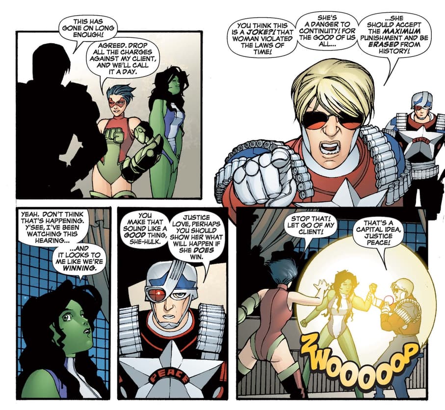 Justices Peace and Love in SHE-HULK (2005) #3