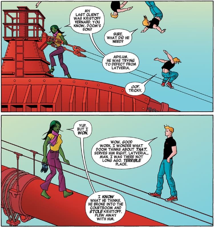 SHE-HULK (2014) #4 by Charles Soule, Javier Pulido, and Muntsa Vicente.