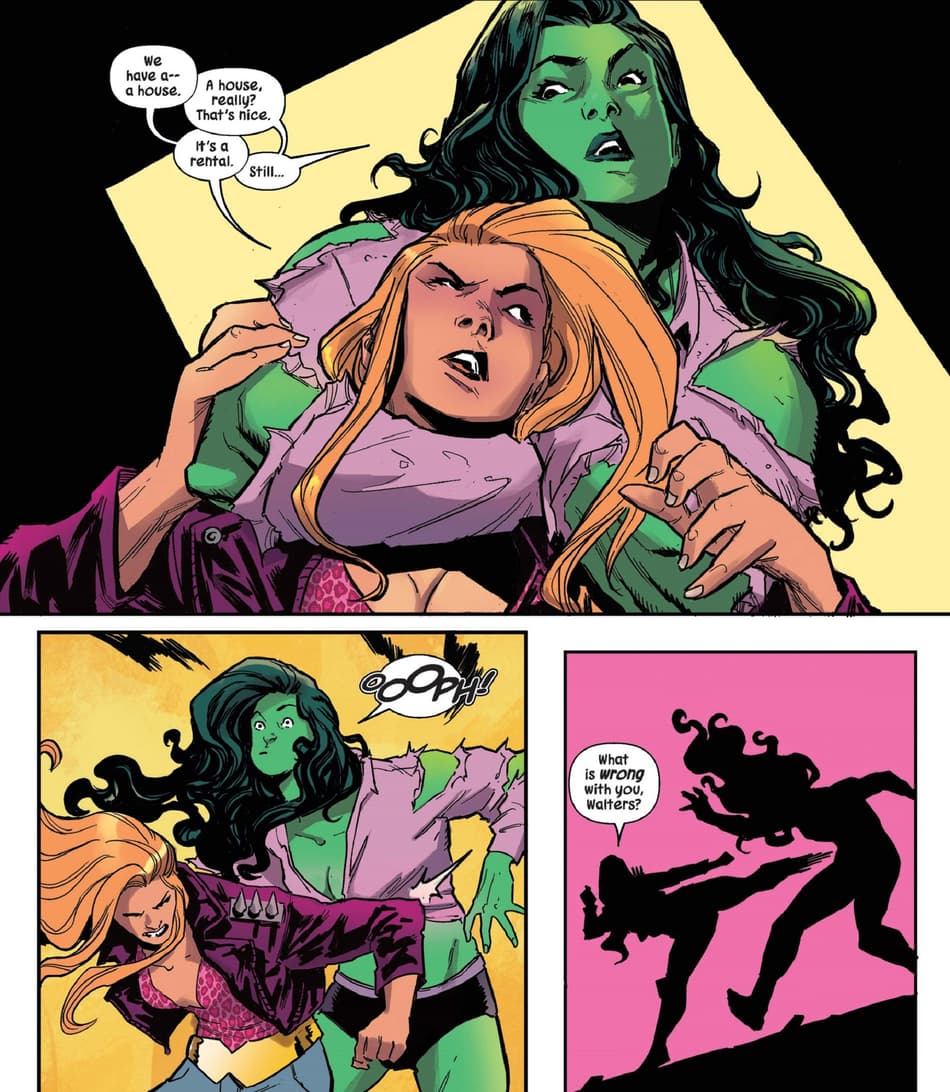 A longtime rivalry continues in SHE-HULK (2022) #1.