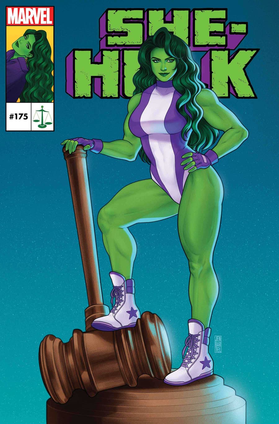 SHE-HULK #12 cover by Jen Bartel