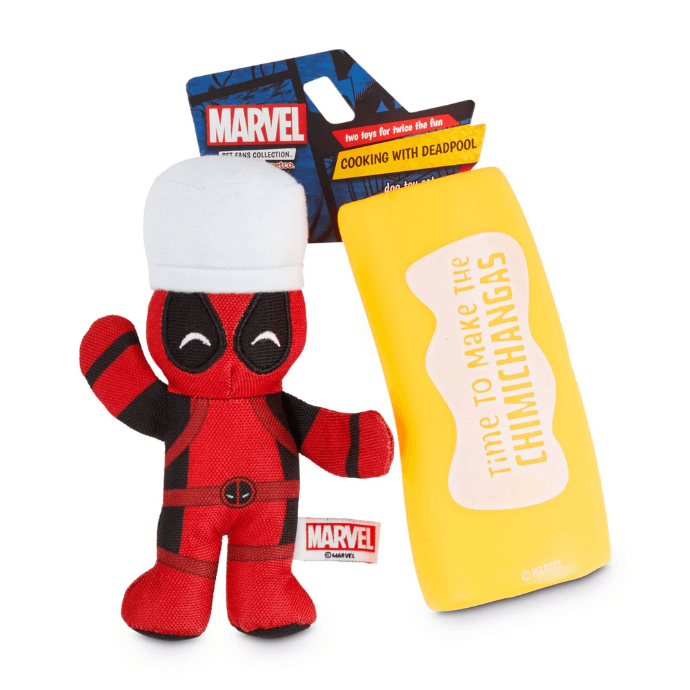 Cooking with Deadpool Dog Toy Set / Petco