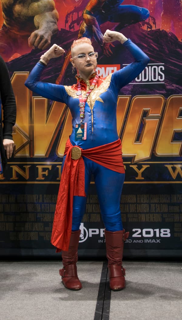 Sid Suicide as Captain Marvel