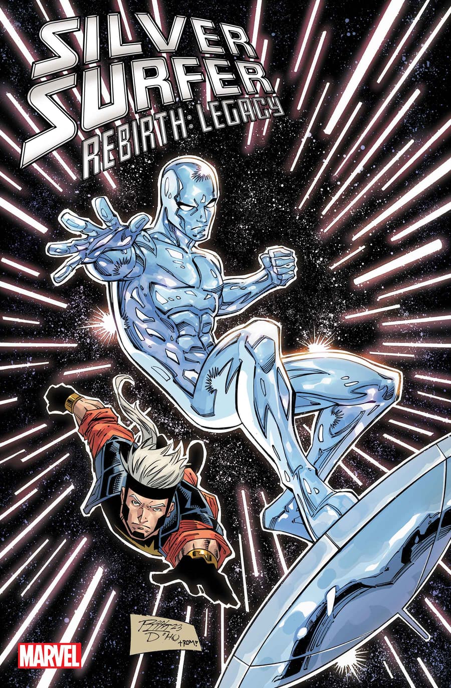 SILVER SURFER REBIRTH: LEGACY #1 cover by Ron Lim