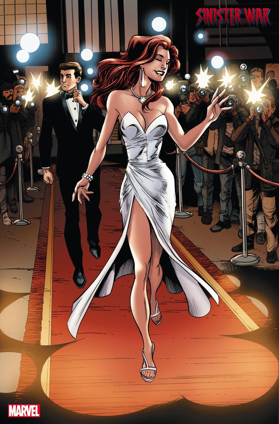 SINISTER WAR #1 preview art by Mark Bagley with colors by Brian Reber