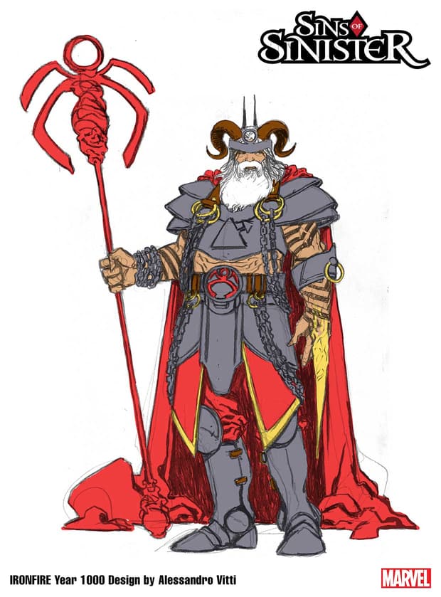 Sins of Sinister Year 10 Iron Fire Design