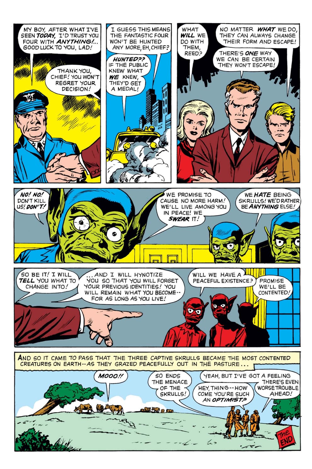 FANTASTIC FOUR (1961) #2 page by Jack Kirby, George Klein, and Stan Goldberg