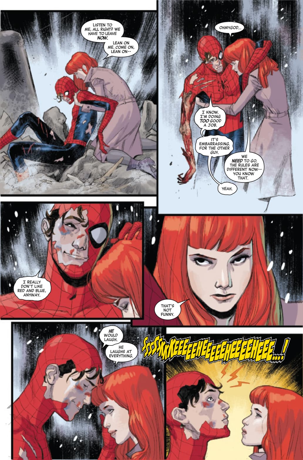 SPIDER-MAN #1 interiors by Sara Pichelli and Dave Stewart