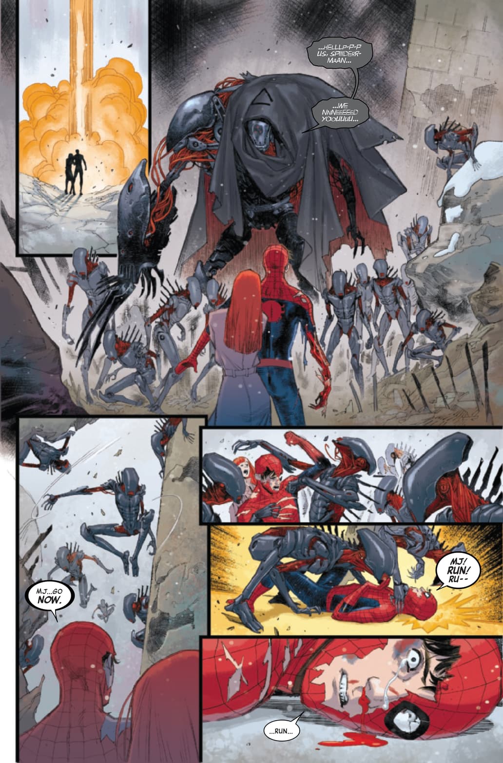 SPIDER-MAN #1 interiors by Sara Pichelli and Dave Stewart