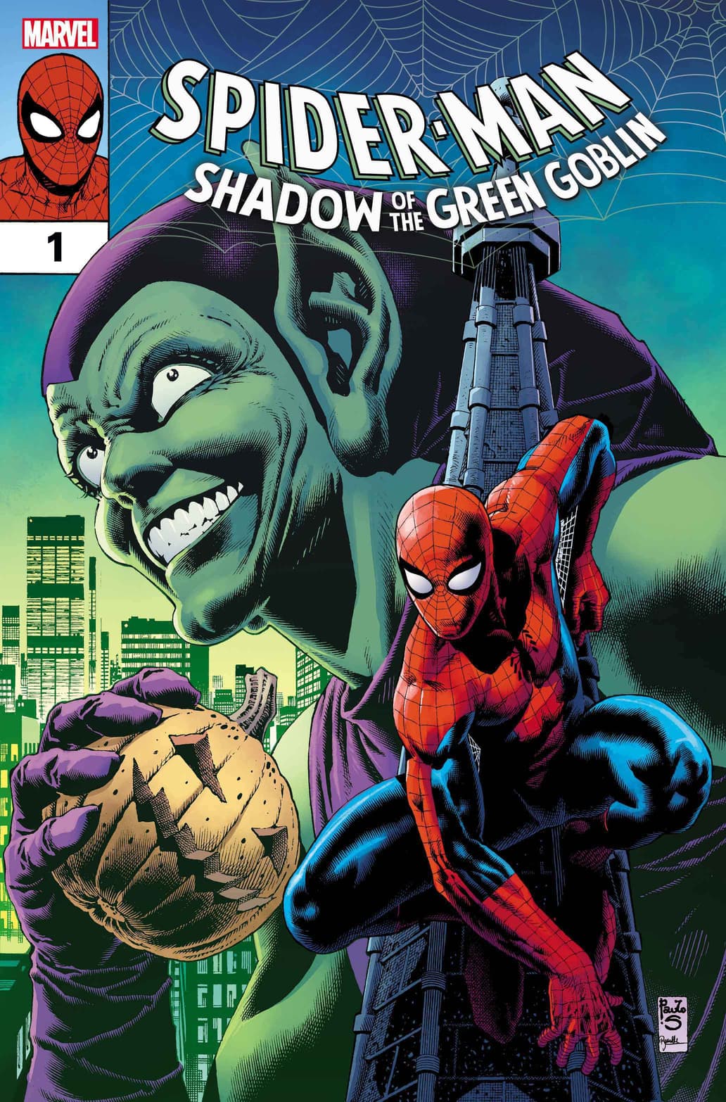 SPIDER-MAN: SHADOW OF THE GREEN GOBLIN #1 cover by Paulo Siqueira