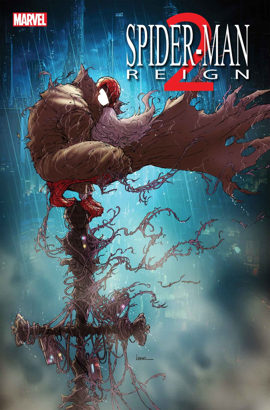 SPIDER-MAN: REIGN II #1 cover by Kaare Andrews