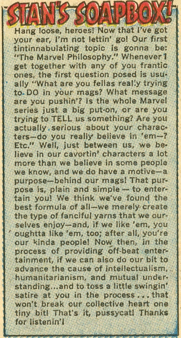 Stan's Soapbox