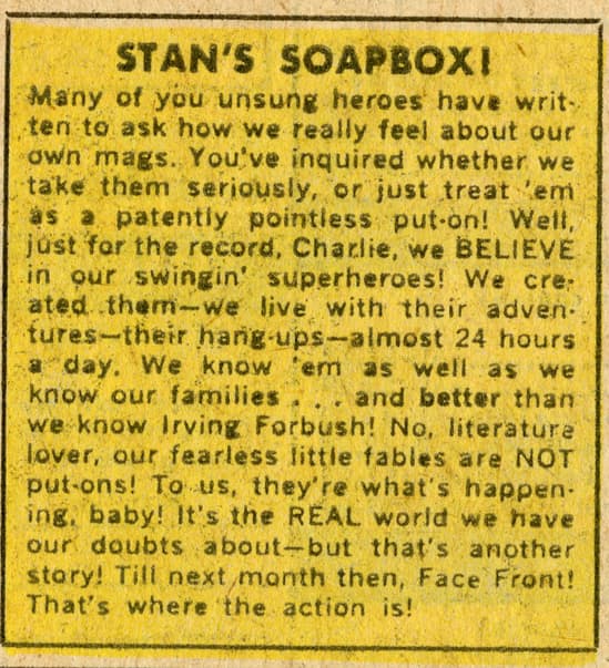 Stan's Soapbox