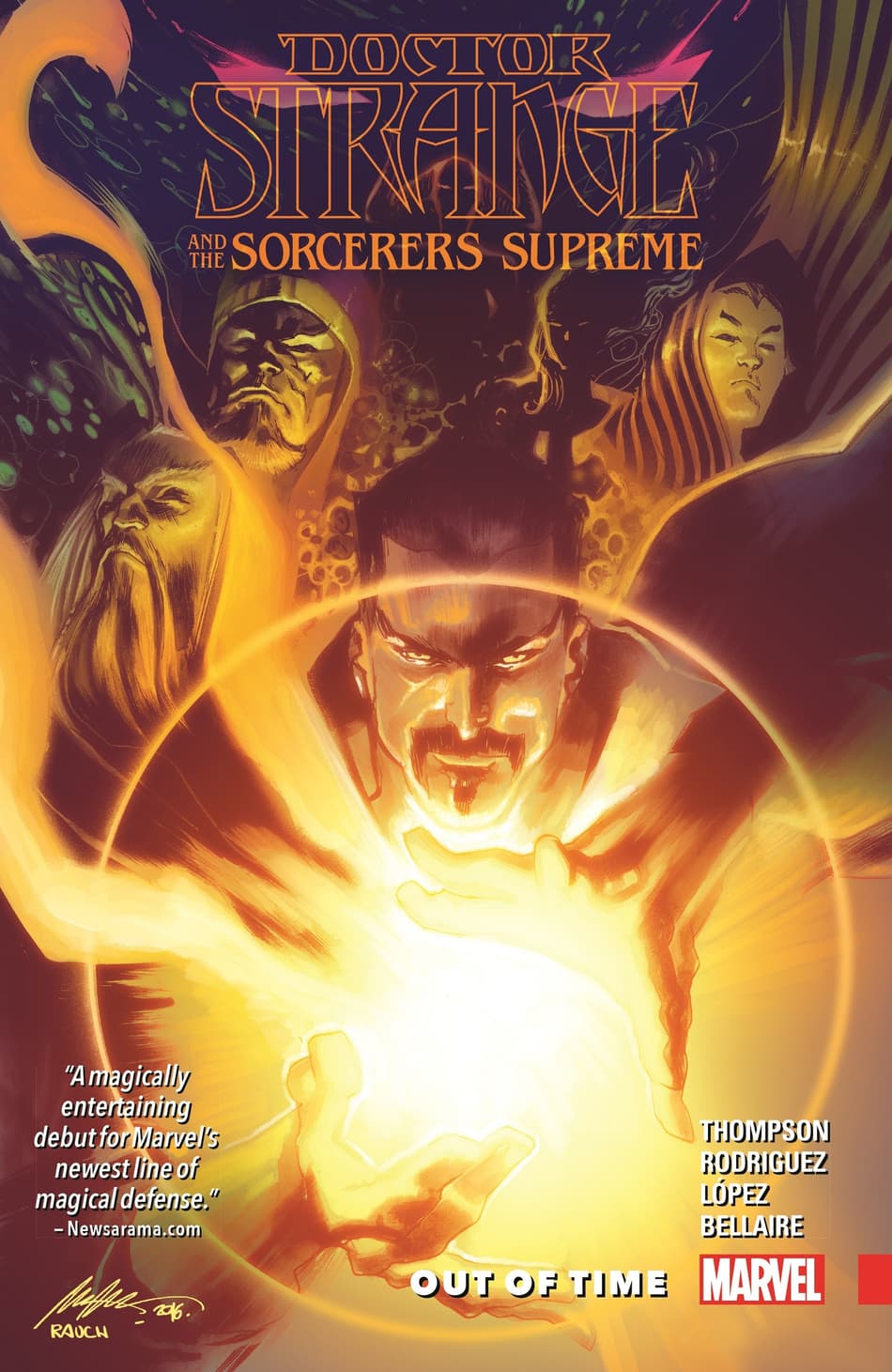 Cover to DOCTOR STRANGE AND THE SORCERERS SUPREME VOL. 1: OUT OF TIME.
