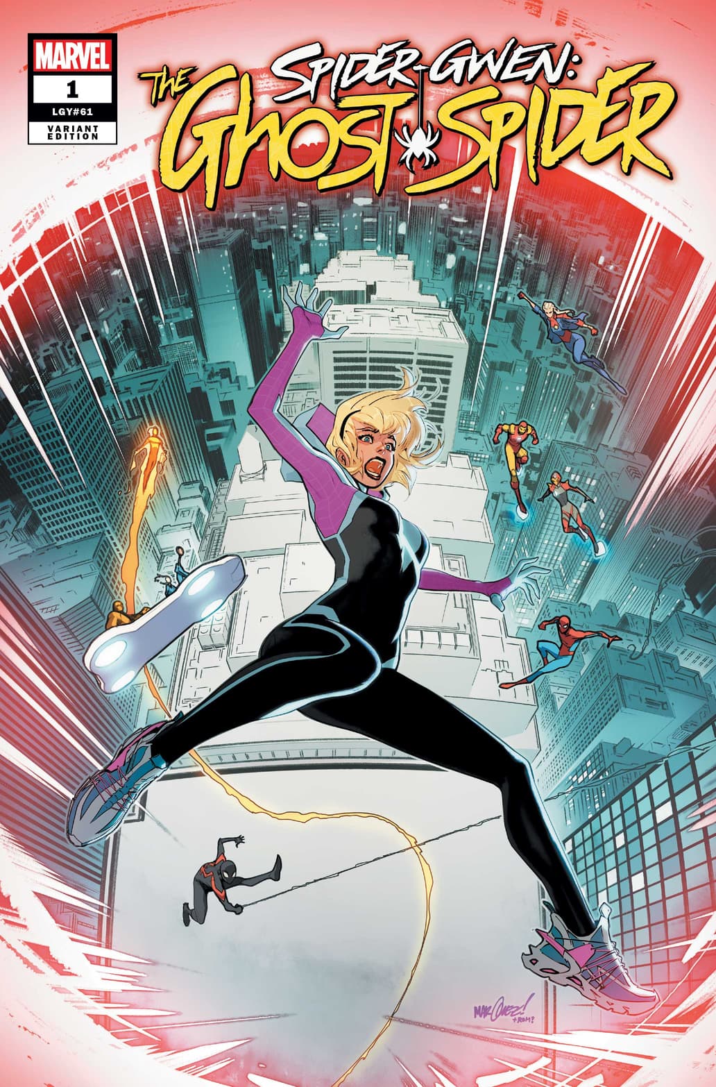 SPIDER-GWEN: THE GHOST-SPIDER #1 Surprise Variant Cover by David Marquez