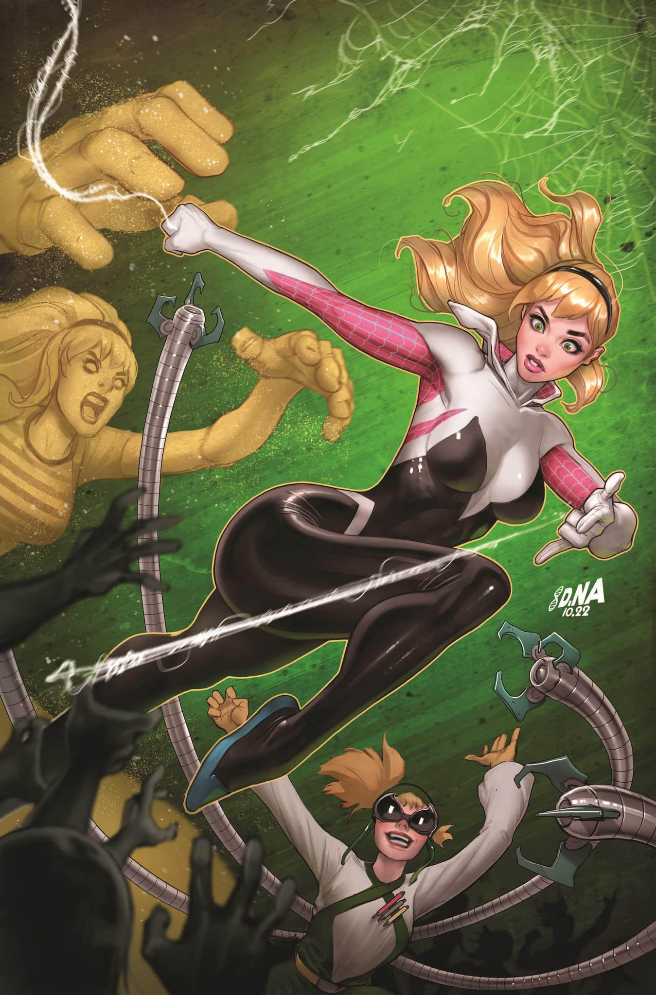 SPIDER-GWEN: SHADOW CLONES (2023) #1 Cover by David Nakayama