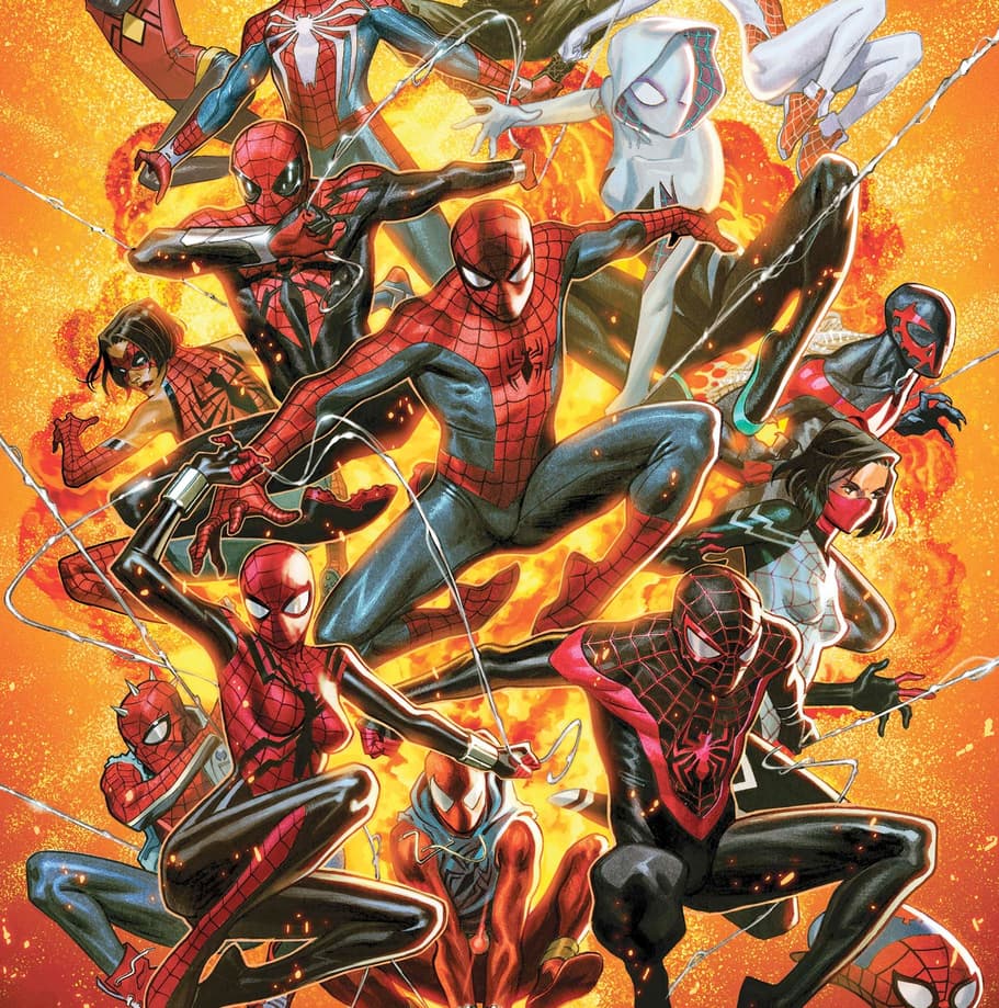 SPIDER-GEDDON (2018) #1 cover by Jorge Molina