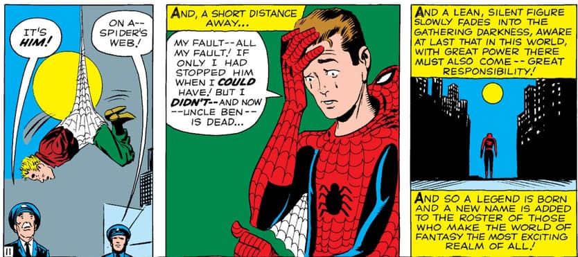 Spider-Man Amazing Fantasy 15 panel