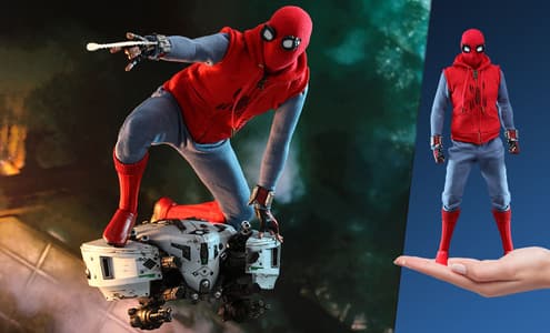 Spider-Man (Homemade Suit) Sixth Scale Figure by Hot Toys / Sideshow