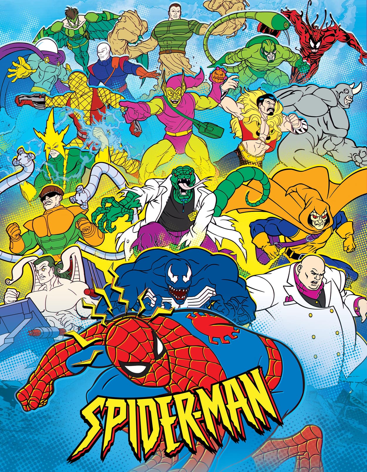 Spider-Man cartoon poster