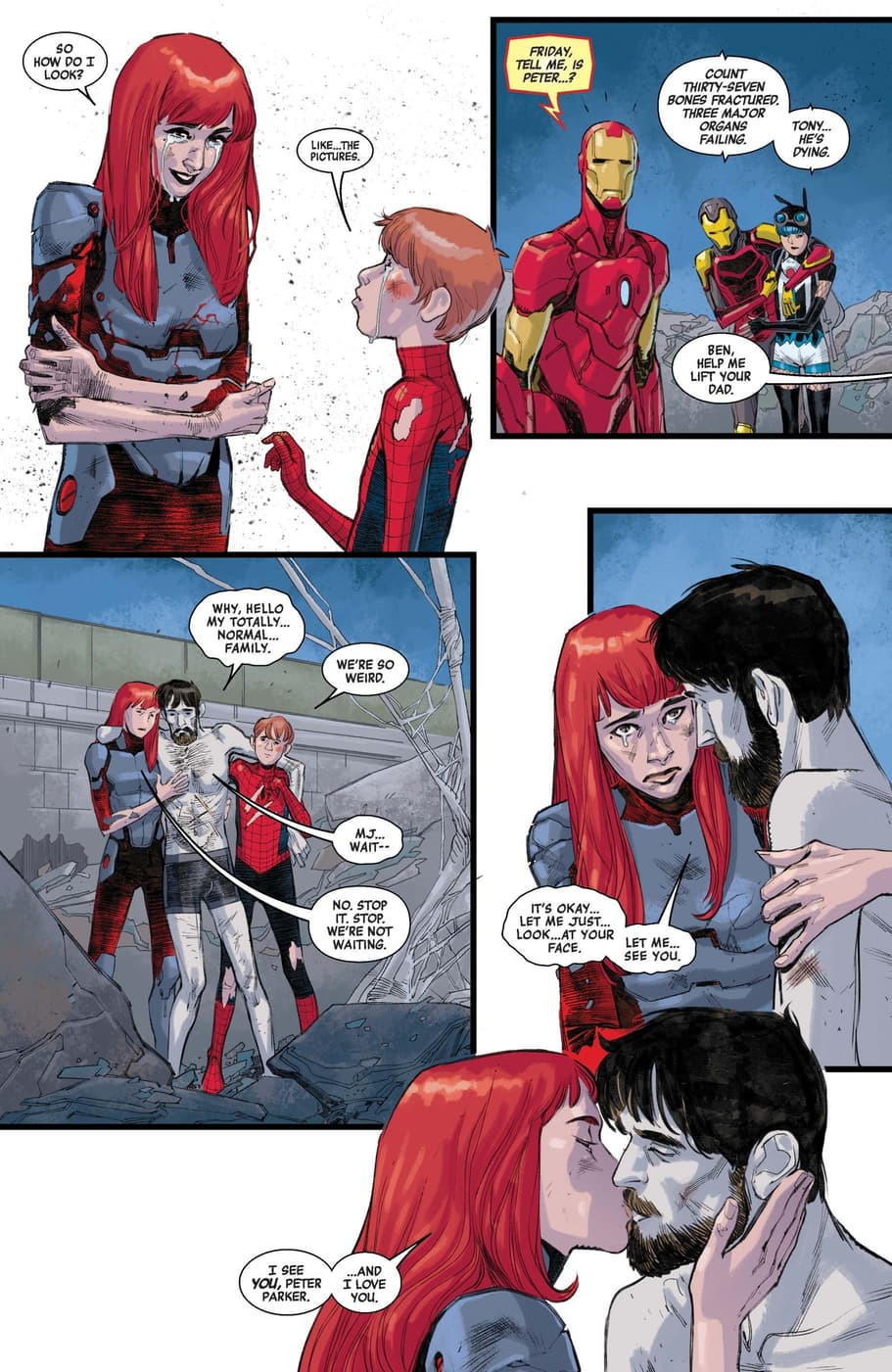 A Spider-Family reunited in SPIDER-MAN (2019) #5