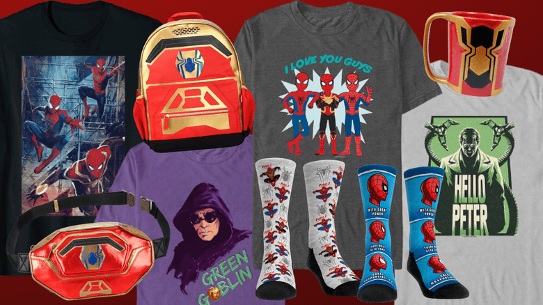 Spiderman merchandise on sale for adults