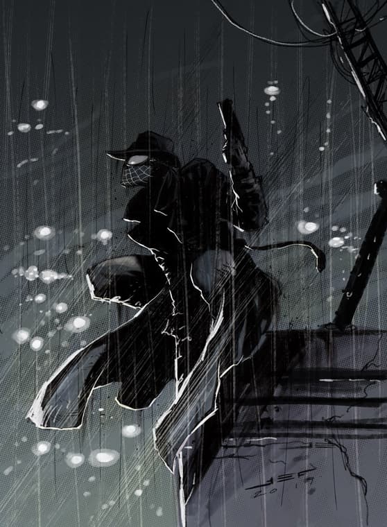 Spider-Man Noir concept art