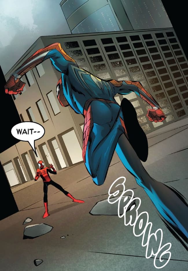 Preview panels from SPIDER-MAN UNLIMITED INFINITY COMIC #4.