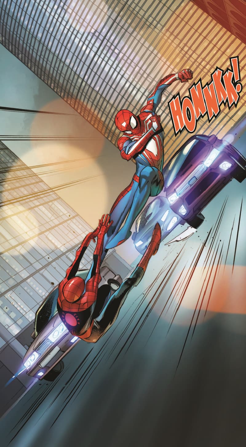 Preview panels from SPIDER-MAN UNLIMITED INFINITY COMIC (2023) #4.