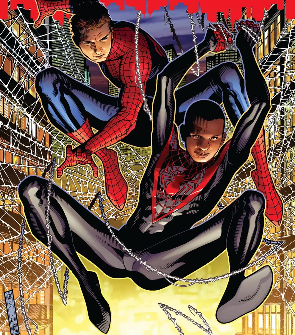 SPIDER-MEN (2012) #1 cover by Jim Cheung