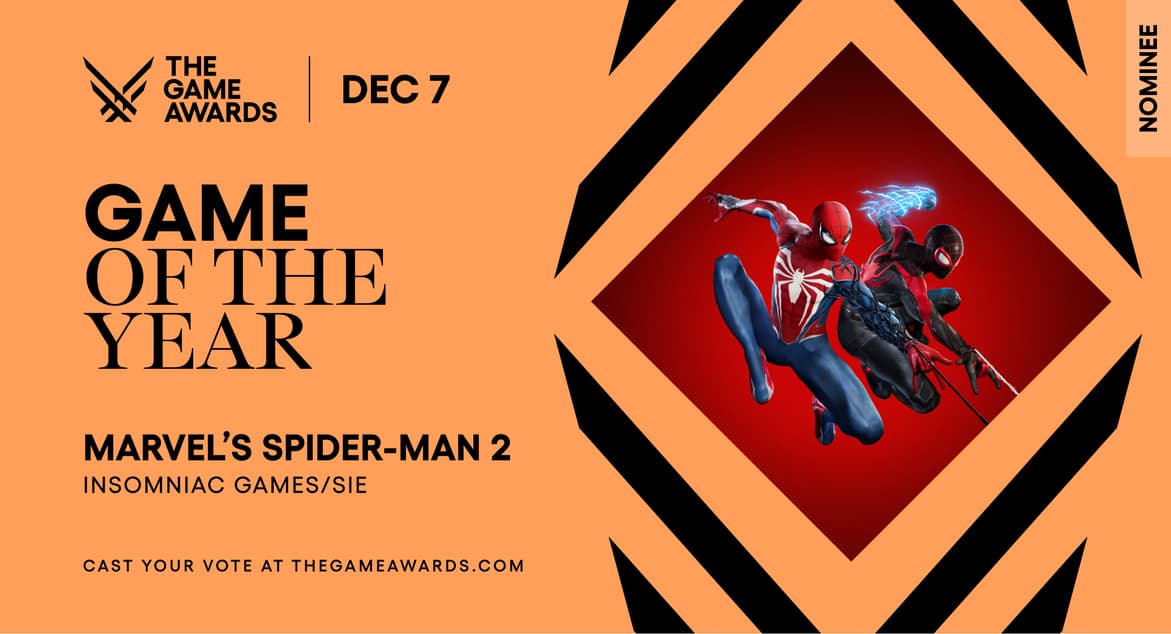 The Game Awards Game of the Year Marvel's Spider-Man 2 Nominee