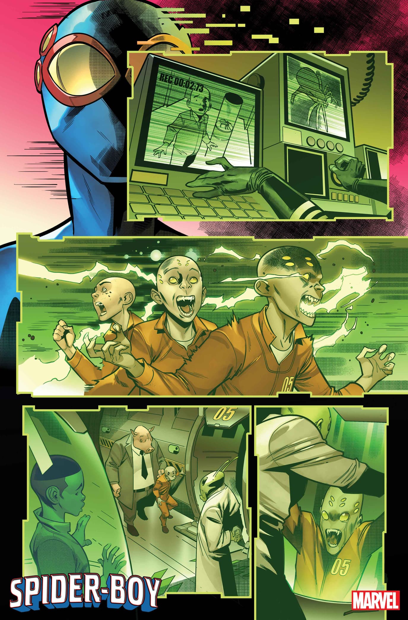 SPIDER-BOY #1 interior artwork by Paco Medina