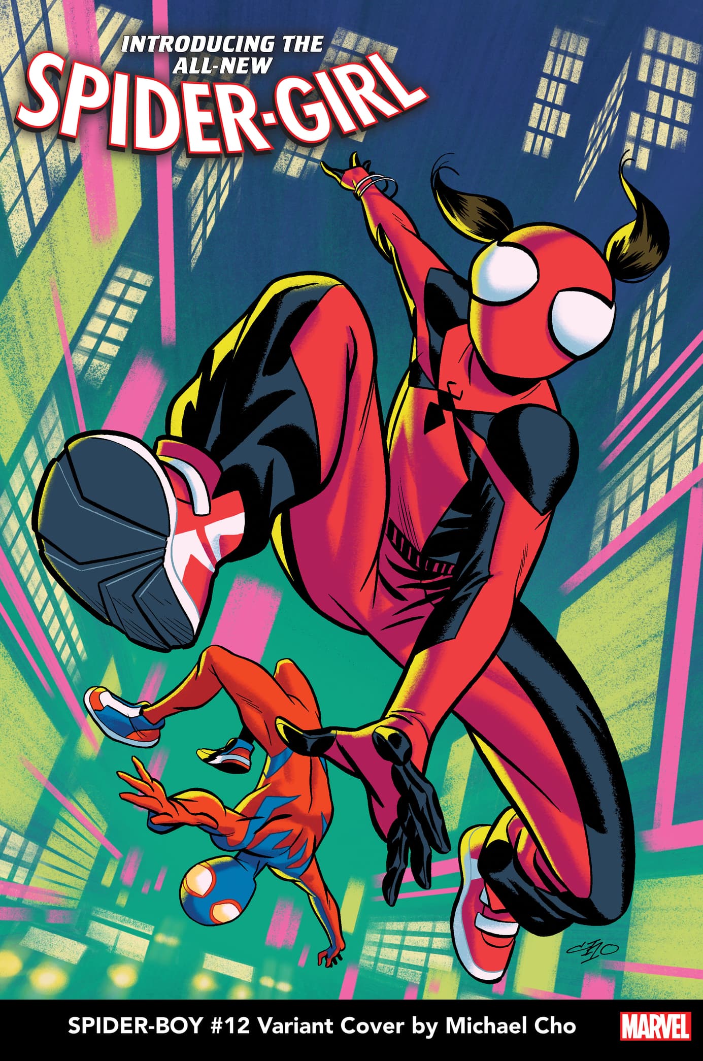 SPIDER-BOY #12 variant cover by Michael Cho