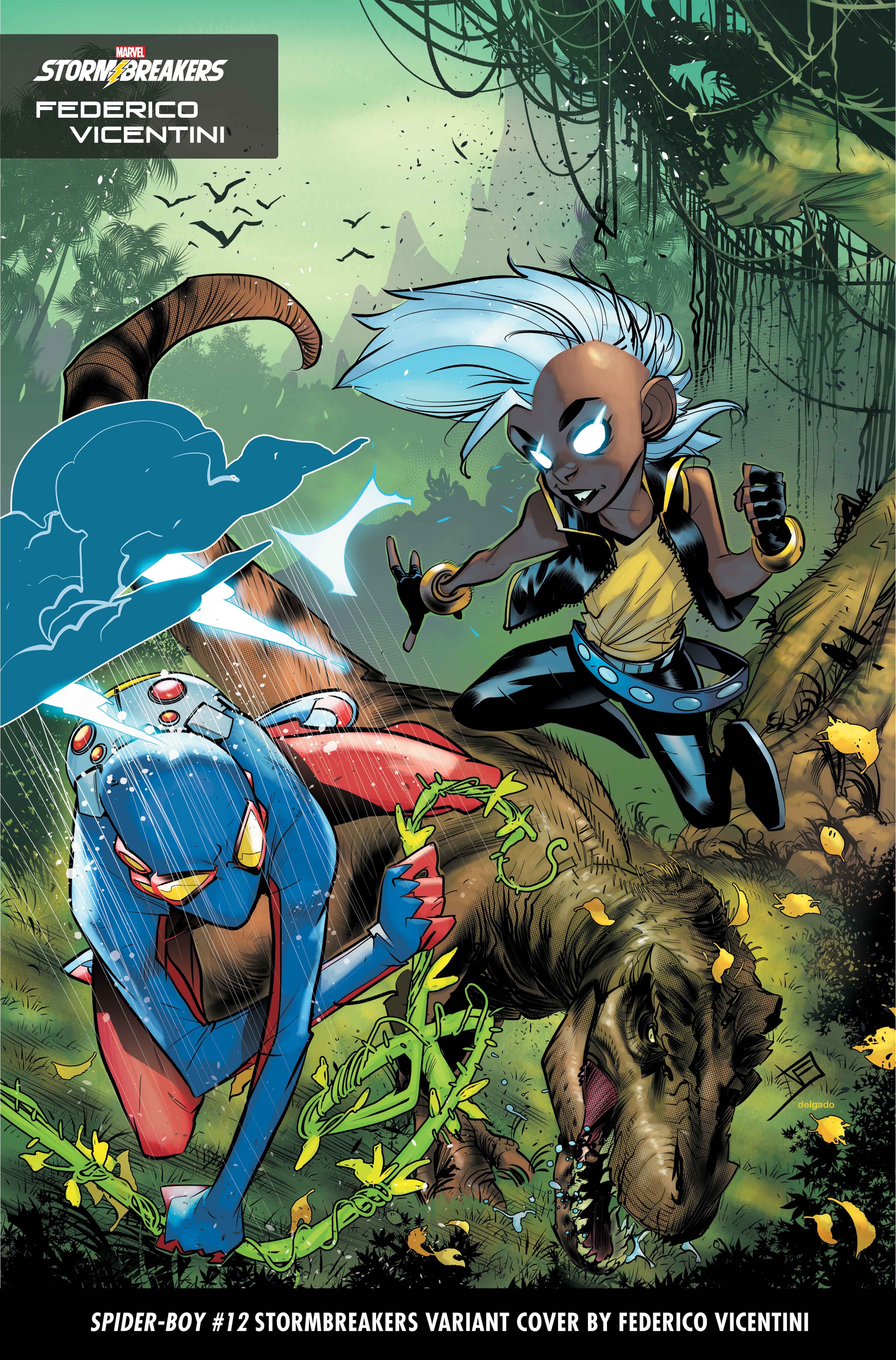 SPIDER-BOY #12 STORMBREAKERS VARIANT COVER BY FEDERICO VICENTINI