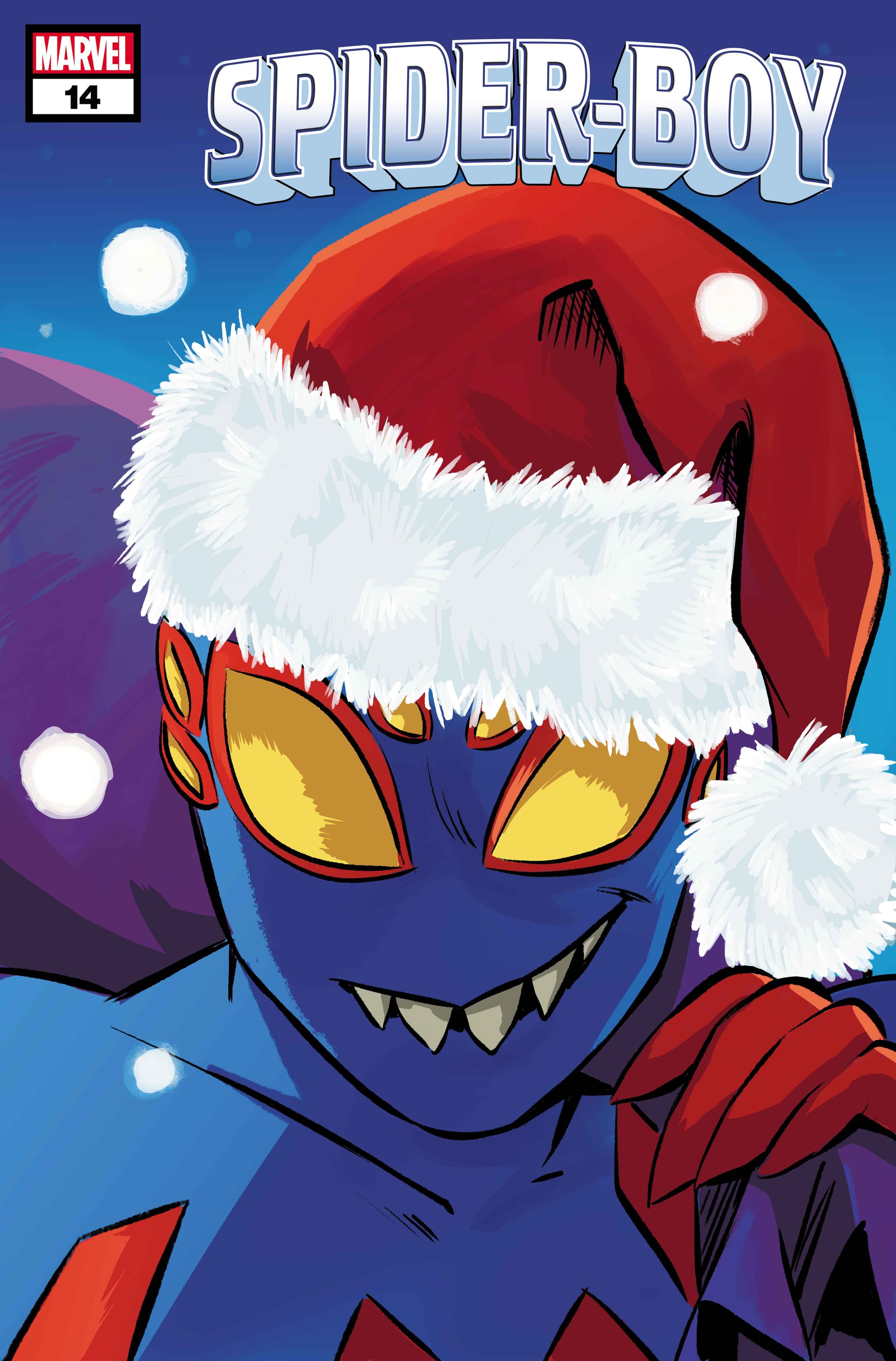 Spider-Boy #14 Winter Holiday Variant Cover by Natacha Bustos